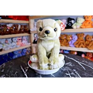 TY Beanie Buddy - Almond the Bear | Heart Tag Issues | Vintage | Rare